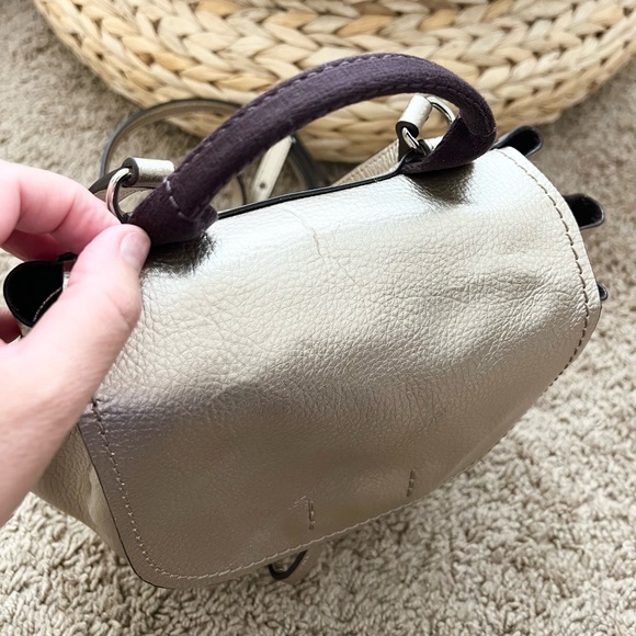 COACH Derby backpack gold metallic drawstring - Picture 7 of 13